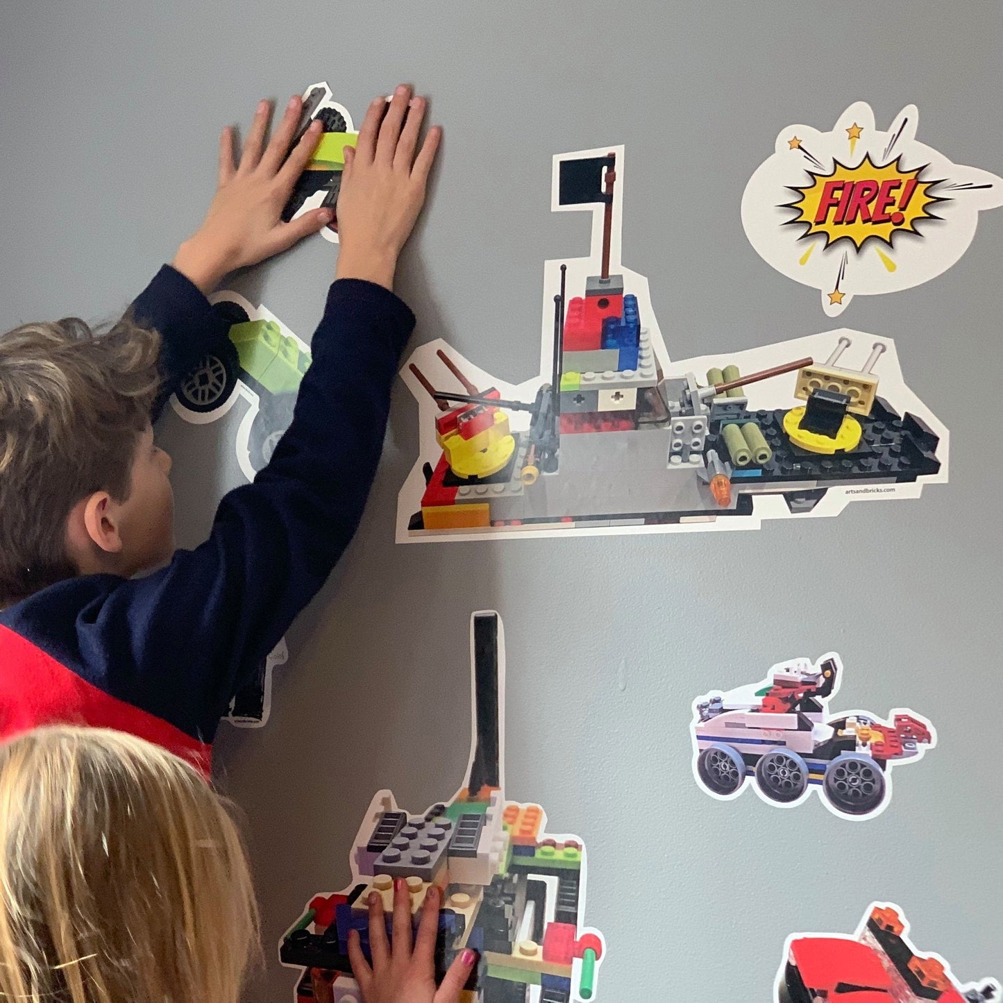 Design Your Own Decal is a Personalized Colorful Sticker (creative bundles, personalized, personalized wall decals) from the Arts and Bricks brand by Barkhurst Creative