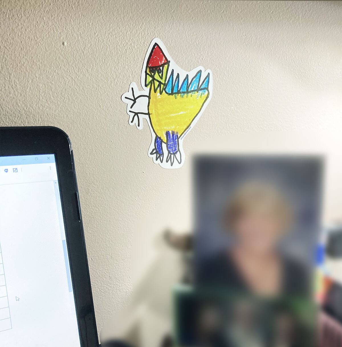 Dinosaur Wall Decal is a Kids Artwork Colorful Sticker (dinosaur, dinosaur bedroom, hand drawn) from the Arts and Bricks brand by Barkhurst Creative