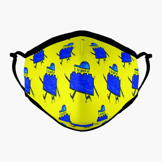 Personalized Mask is a Personalized Colorful Sticker (personalized, , ) from the Arts and Bricks brand by Barkhurst Creative