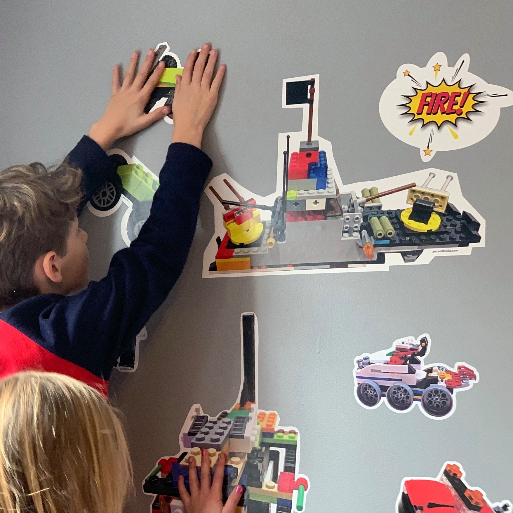 Design Your Own Decal is a Personalized Colorful Sticker (creative bundles, personalized, personalized wall decals) from the Arts and Bricks brand by Barkhurst Creative