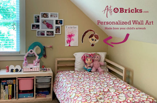Design Your Own Decal is a Personalized Colorful Sticker (creative bundles, personalized, personalized wall decals) from the Arts and Bricks brand by Barkhurst Creative