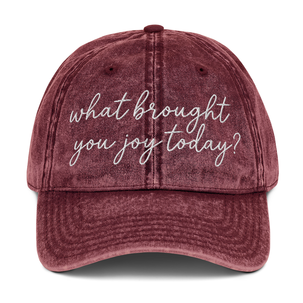 The "Everyday Joy" Vintage Hat